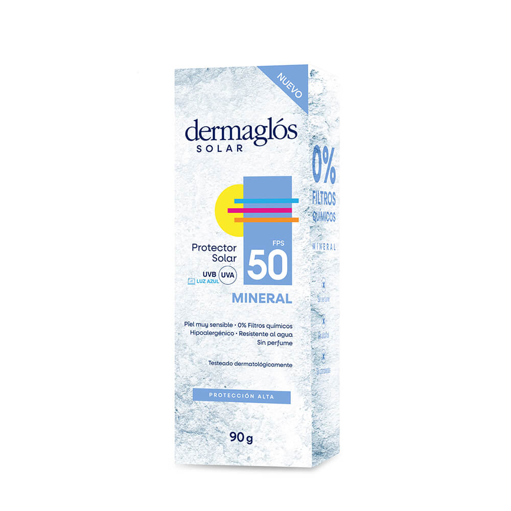 Protector Solar Dermaglós FPS 50 Mineral Emulsión 90 g image number 2
