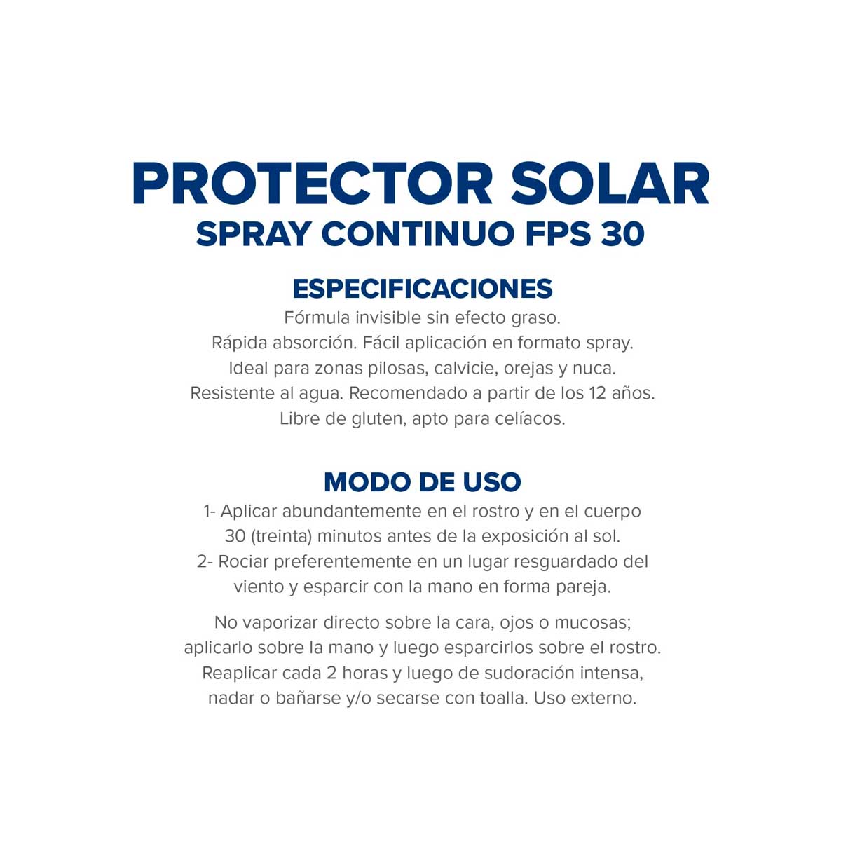 Dermaglós Solar Protector Solar con FPS 30 Invisible 170 ml image number 5