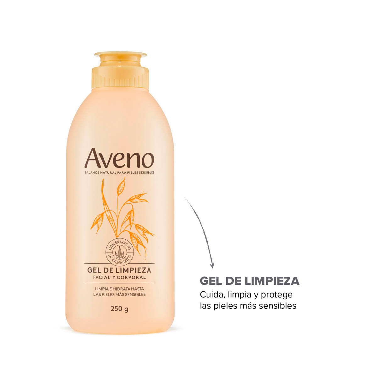 Aveno Gel de Limpieza de Uso Diario 250 g image number 6