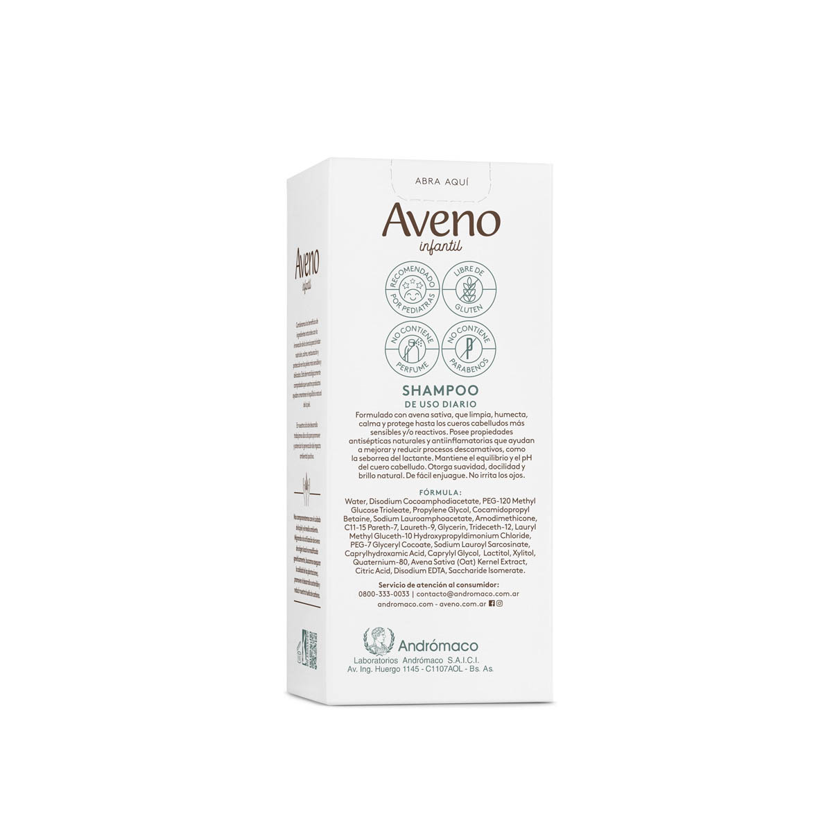 Aveno Infantil Shampoo de Uso Diario 250 ml image number 3