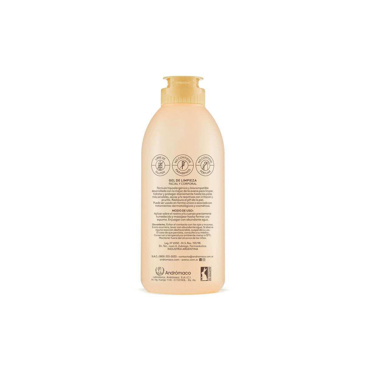 Aveno Gel de Limpieza de Uso Diario 250 g image number 1
