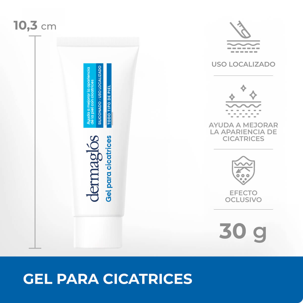 Gel Para Cicatrices Dermagl&oacute;s 30 g image number 4
