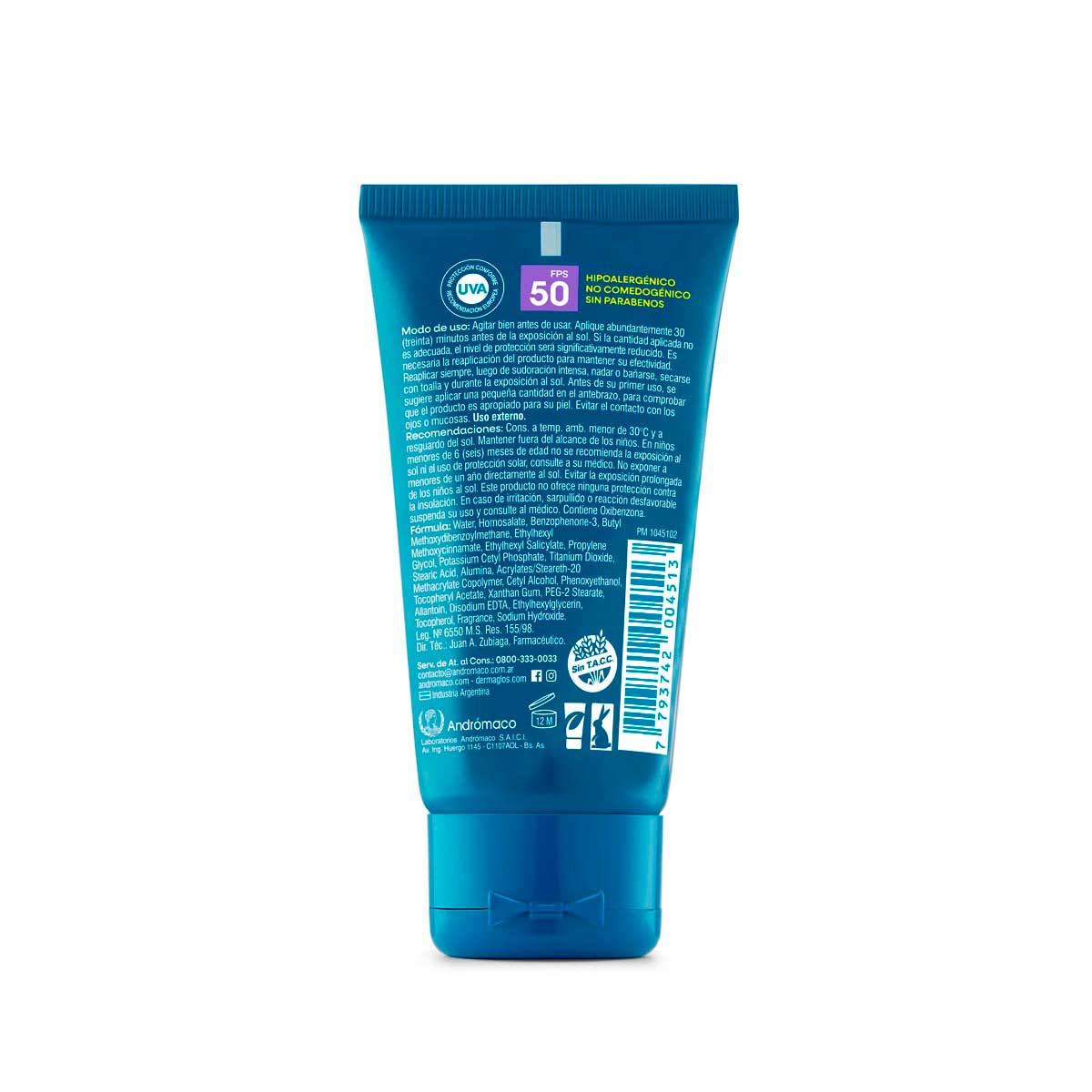 Protector Solar Dermagl&oacute;s FPS 50 emulsi&oacute;n 50 ml image number 1