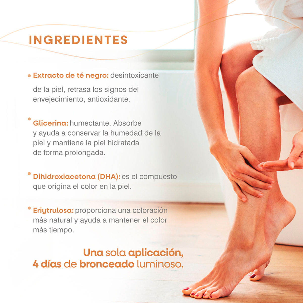 Dermaglós Corporal Autobronceante 150 g image number 4