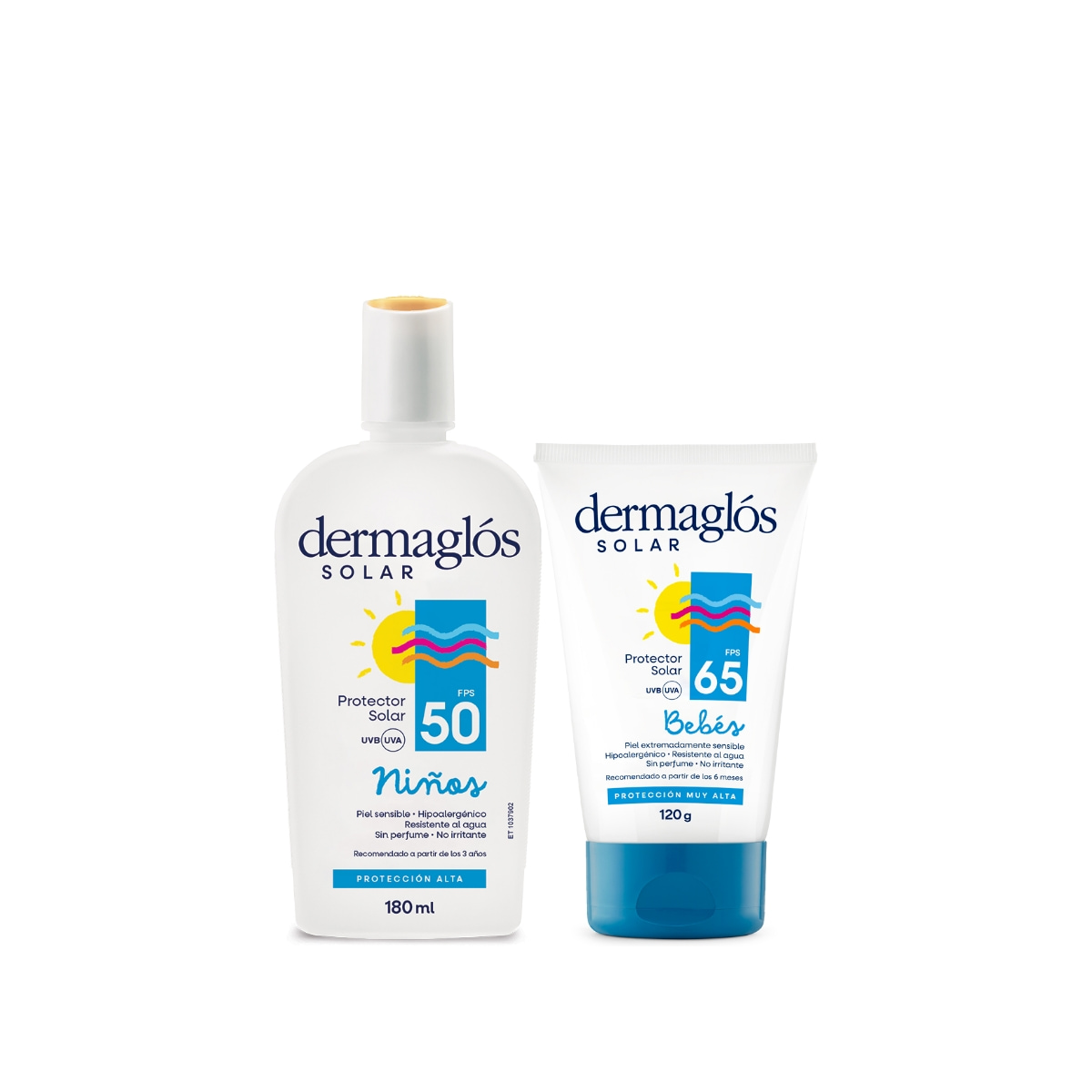 Kit Protector Solar Dermaglós Bebés y Niños Protección Alta image number 0
