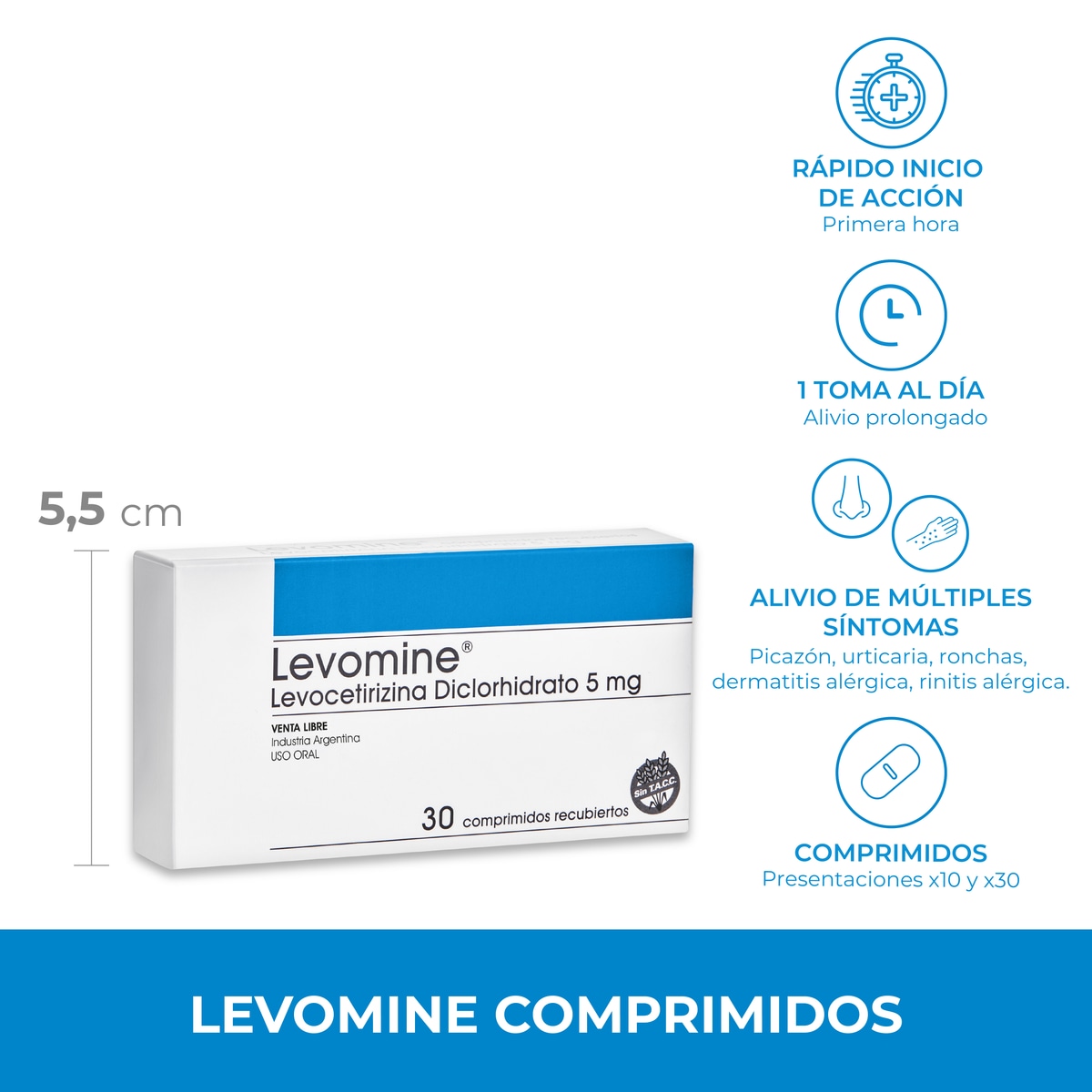 Comprimidos Levomine 30 unidades image number 3