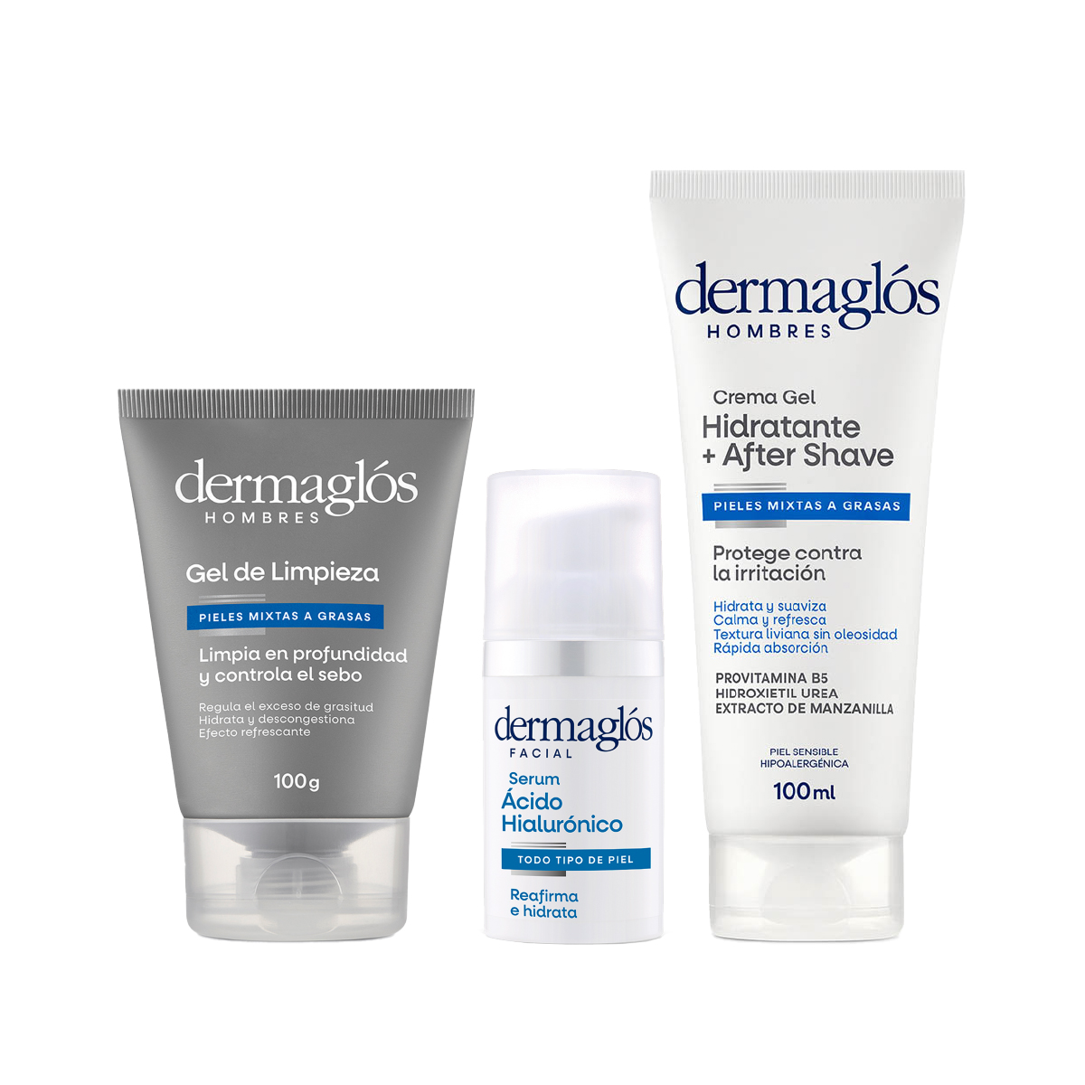 Kit Facial Dermaglós Hombres Rutina Express con Serum Kit Facial Dermaglós Hombres Rutina Express con Serum