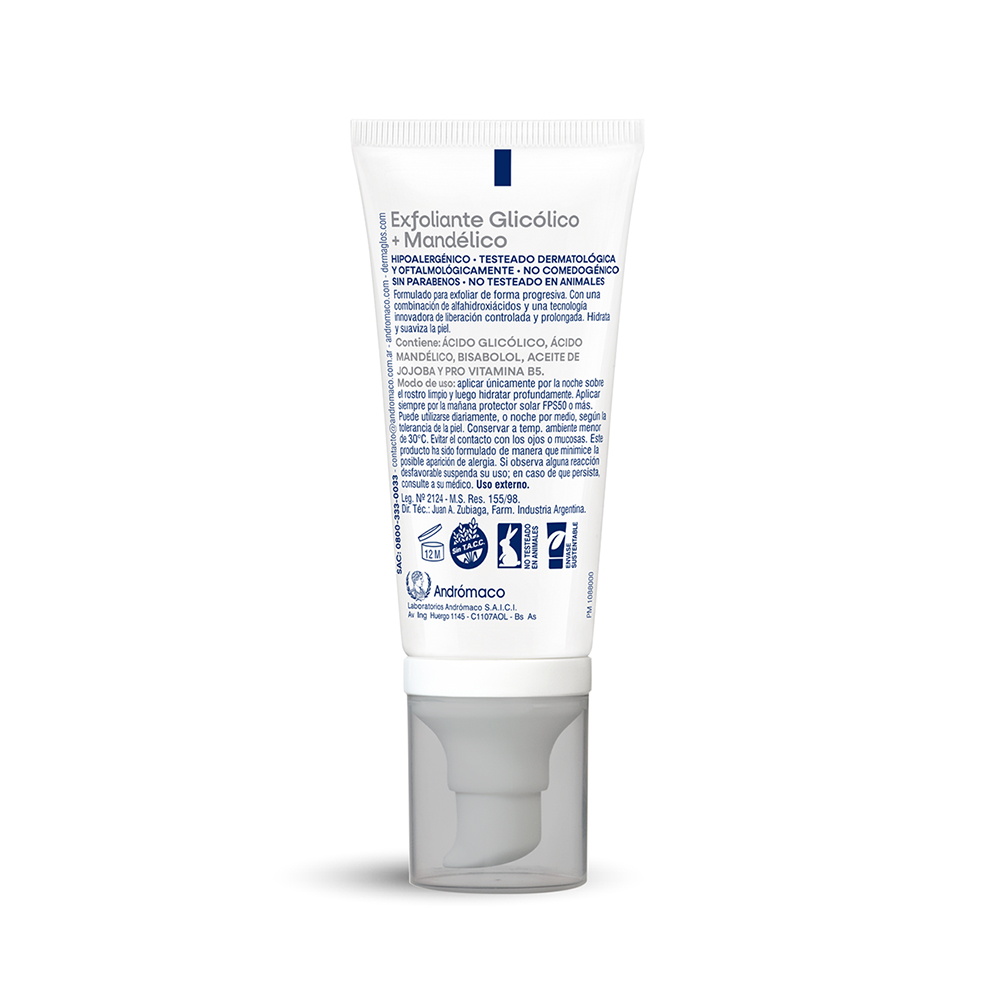 Exfoliante Facial Peeling Glic&oacute;lico y Mand&eacute;lico Dermagl&oacute;s 50 ml image number 1