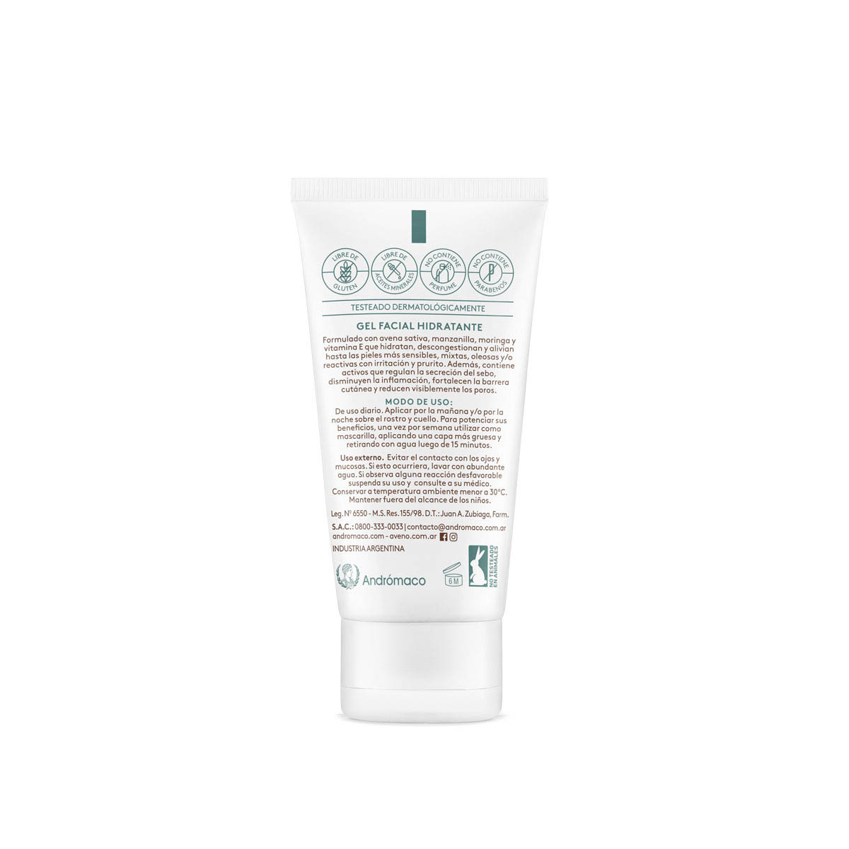 Aveno Gel Facial Hidratante de Uso Diario 50 g image number 1