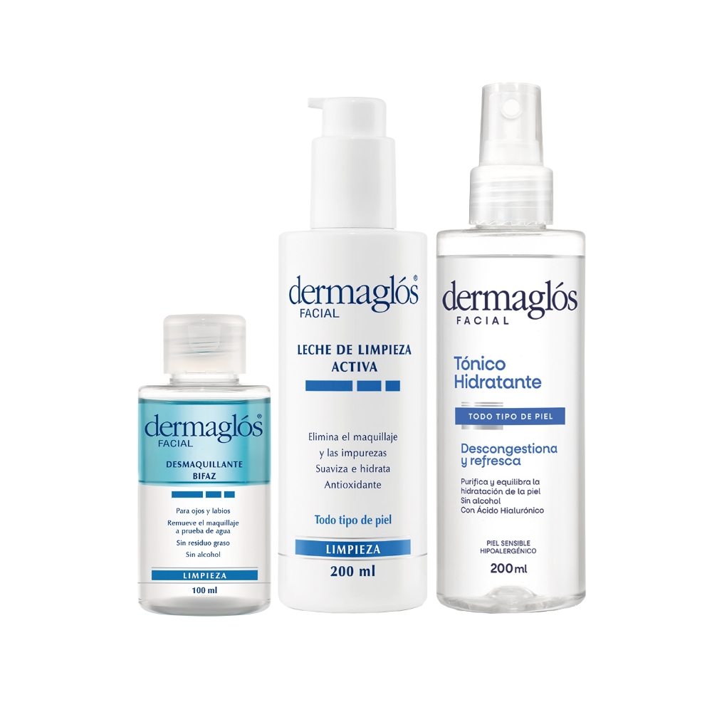 Kit Limpieza Facial Dermaglós Todo Tipo de Piel image number 0