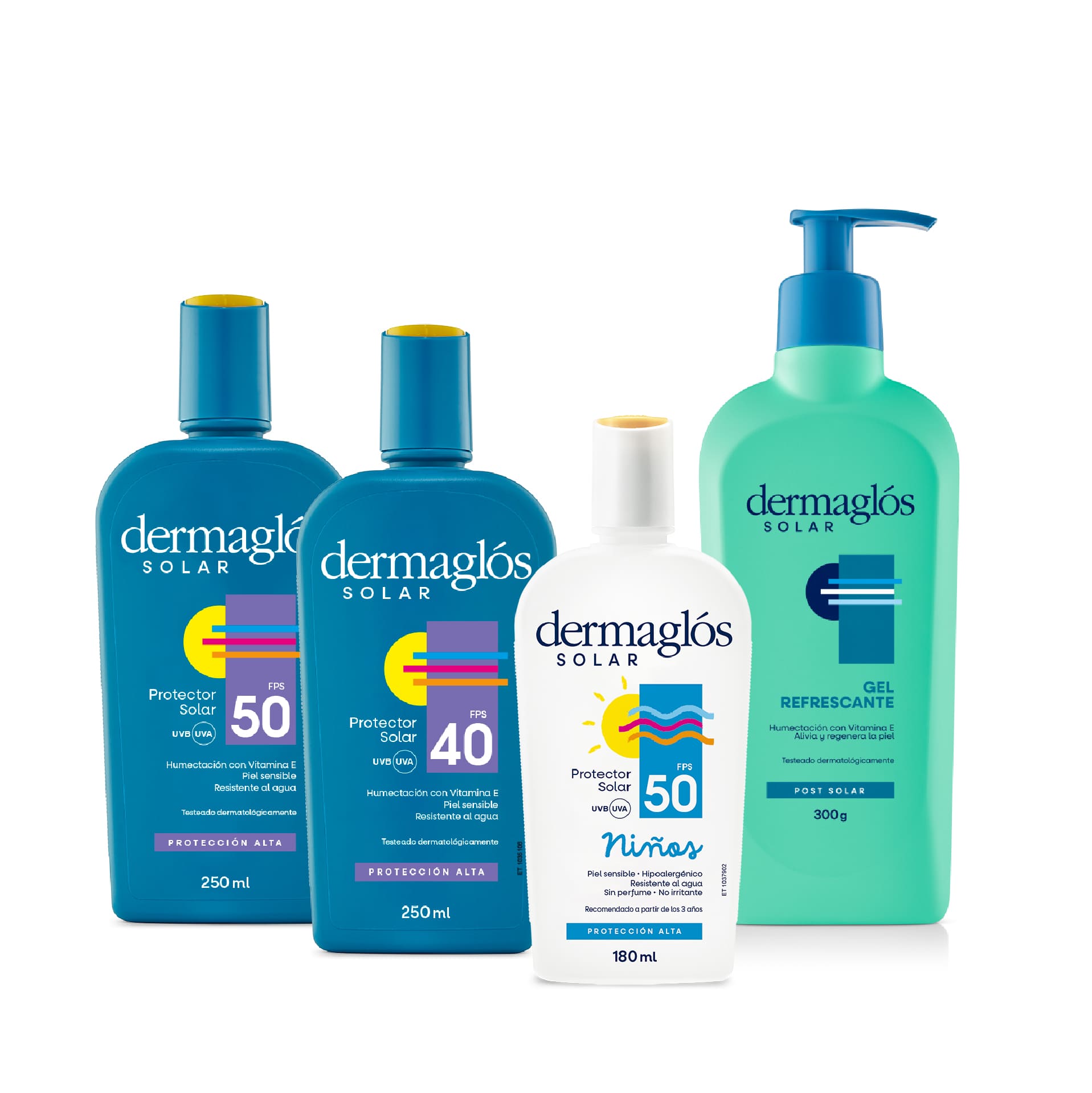 Kit Protector Solar Familiar Dermagl&oacute;s FPS 40 Y FPS 50 image number 0