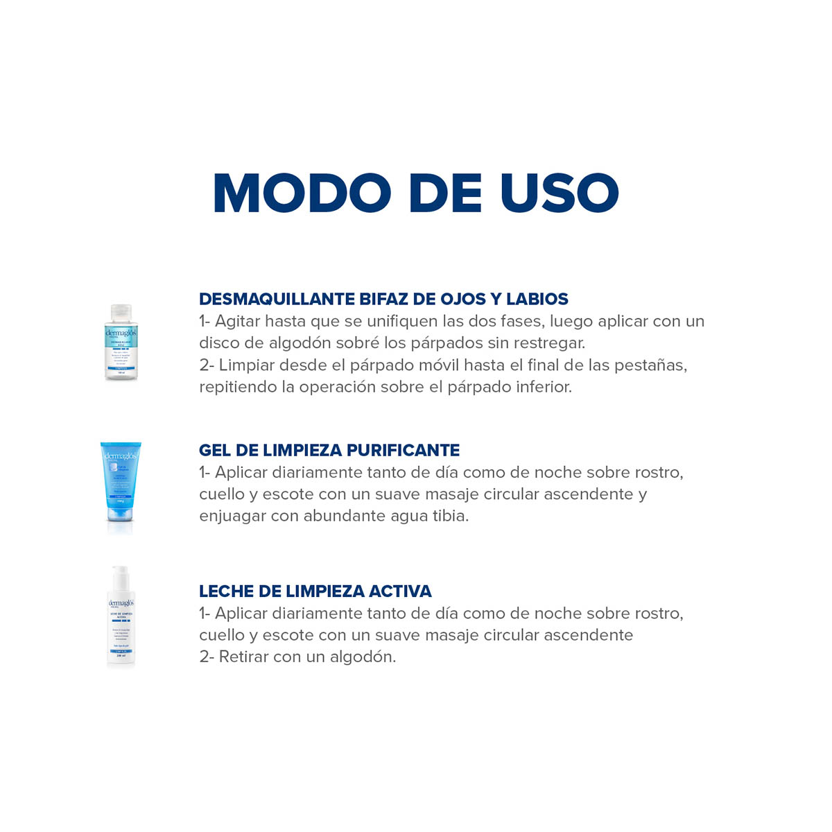 Kit Doble Limpieza Facial Dermagl&oacute;s image number 3