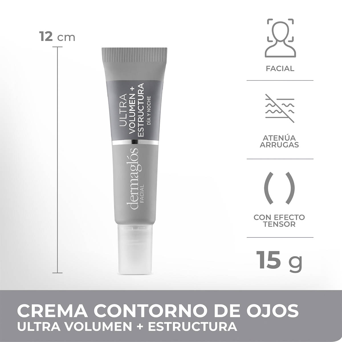 Crema Dermaglós Contorno Ojos Ultra Volumen y Estructura 15 g image number 1