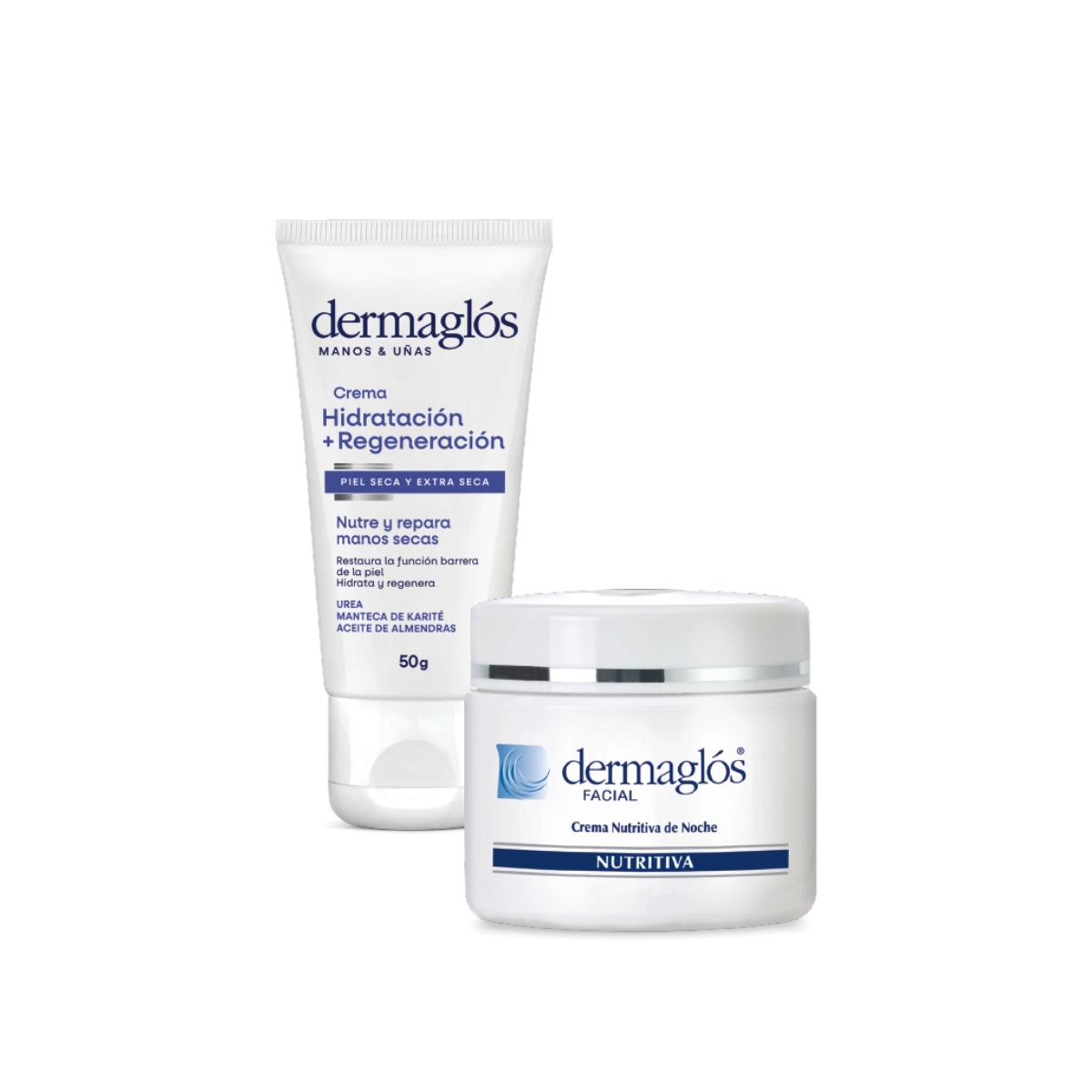 Kit Facial y Manos Dermaglós Hidratación + Regeneración image number 0