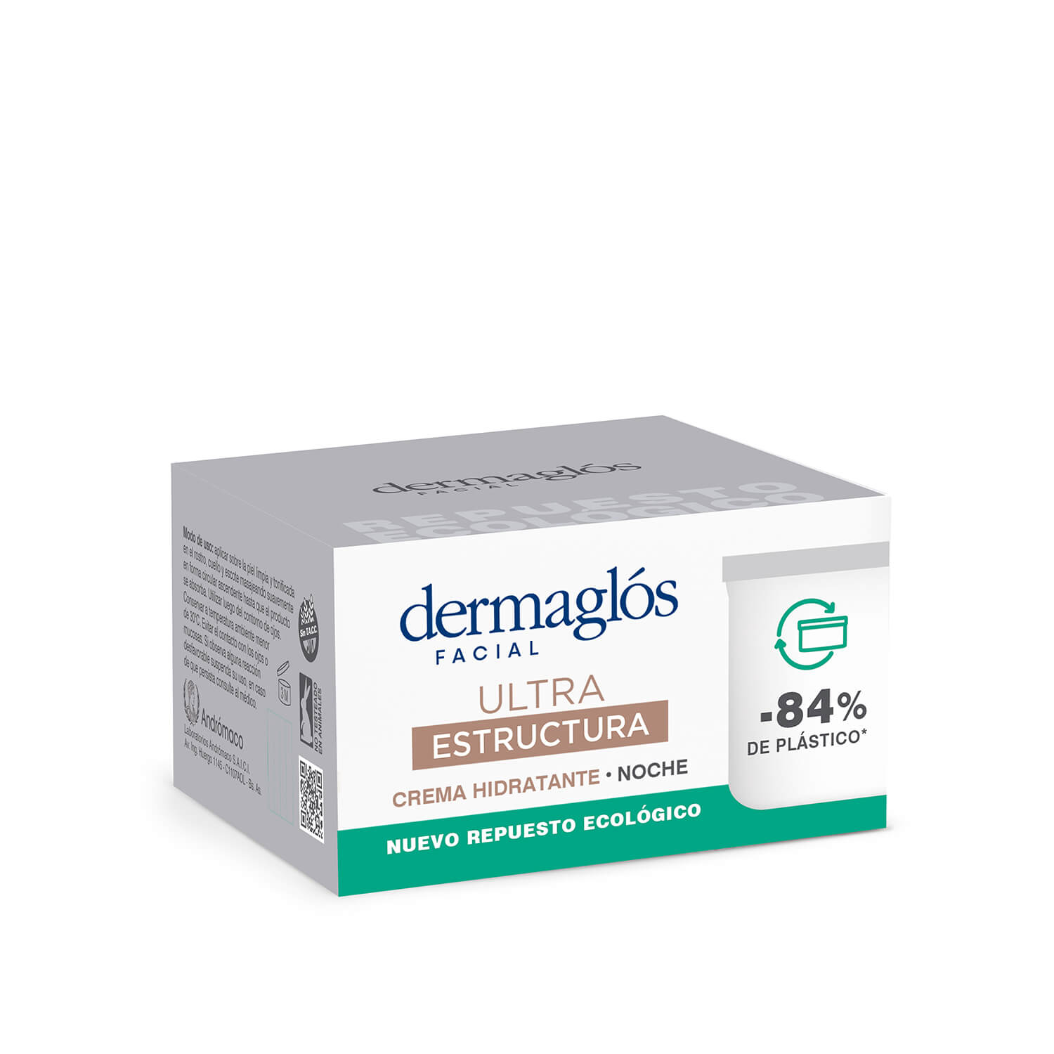 Crema Dermaglós Repuesto Hidratante de Noche Ultra Estructura 50 g