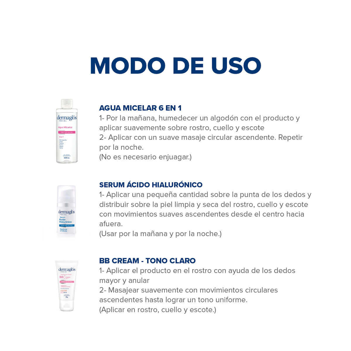 Kit Rutina Facial de d&iacute;a Dermagl&oacute;s Experta con Color image number 3