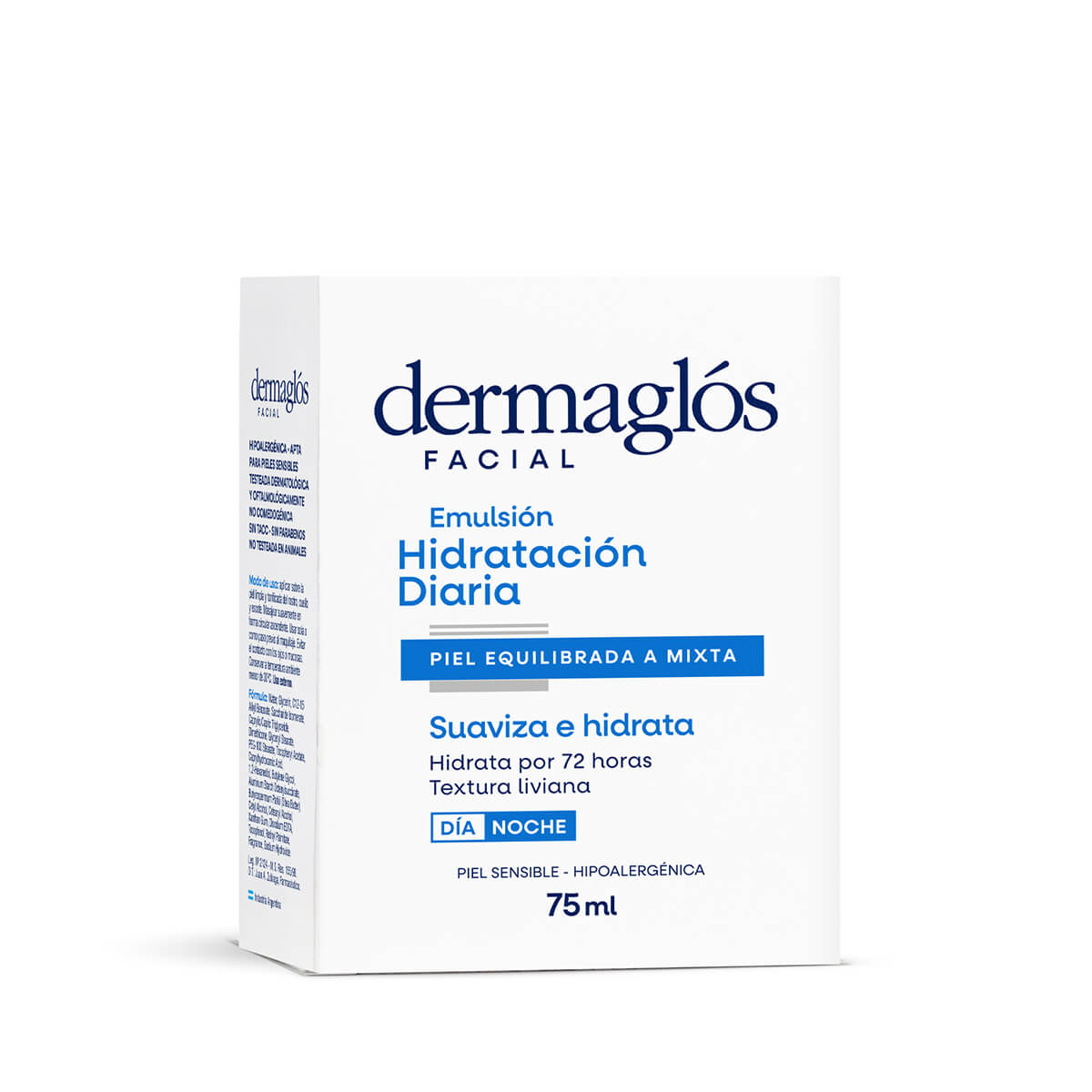 Emulsi&oacute;n Facial Hidratante Dermagl&oacute;s Piel Equilibrada a Mixta 75 ml image number 1
