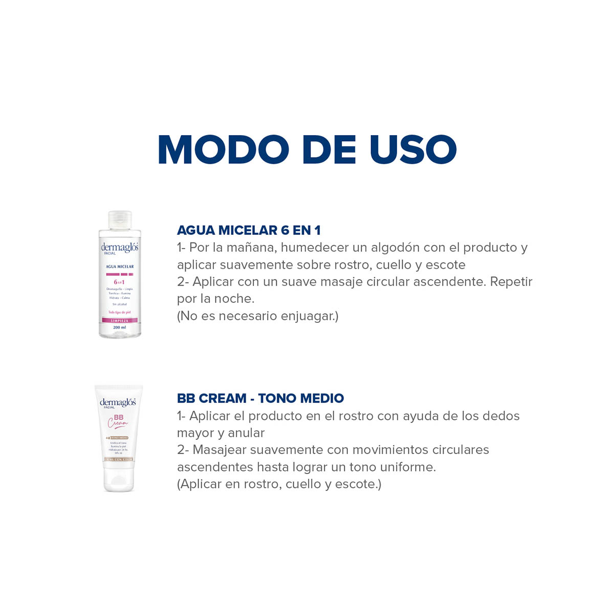 Kit Rutina Express Dermagl&oacute;s BB Cream Tono Medio image number 3