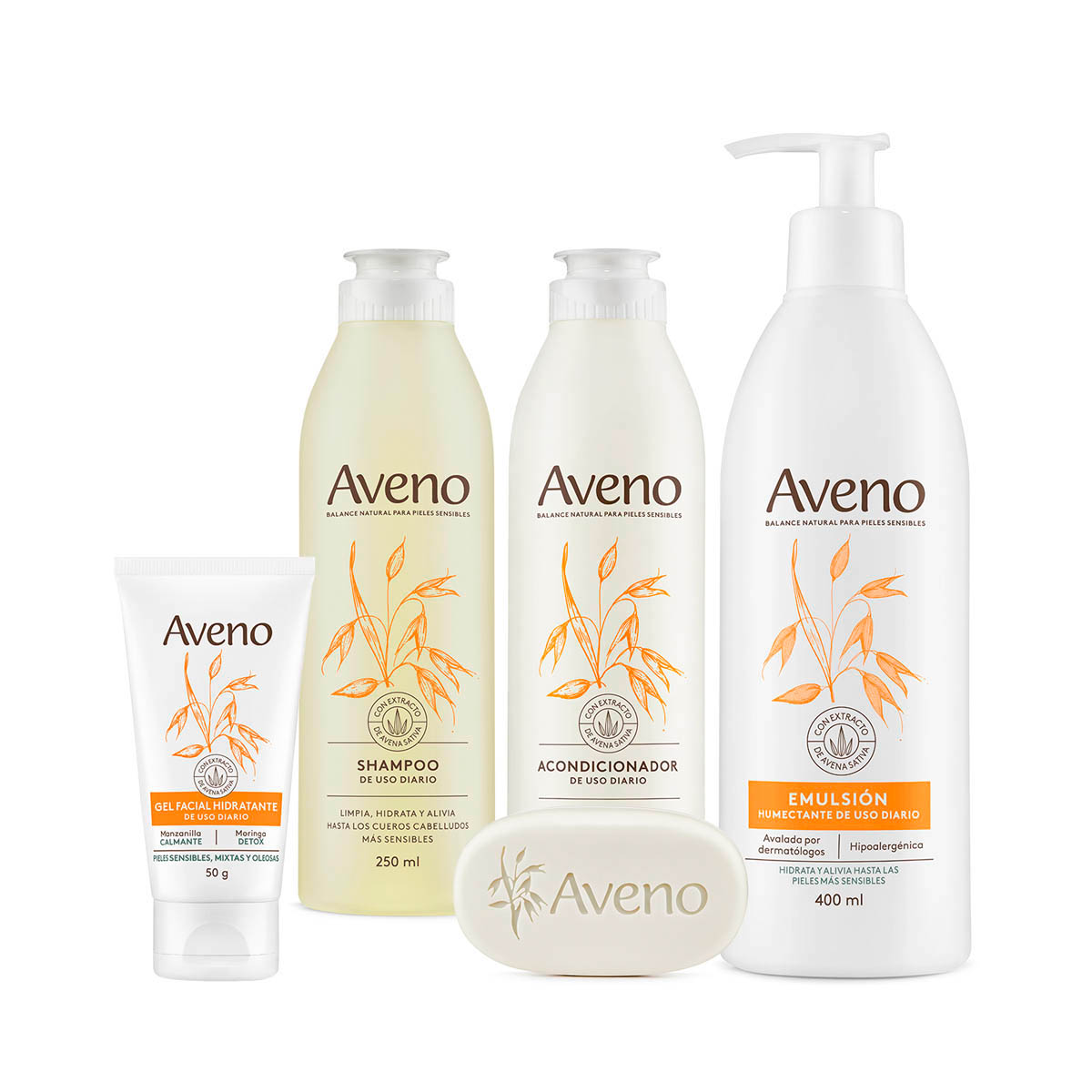 Kit Cuidado Corporal y Facial Aveno Piel Sensible image number 0