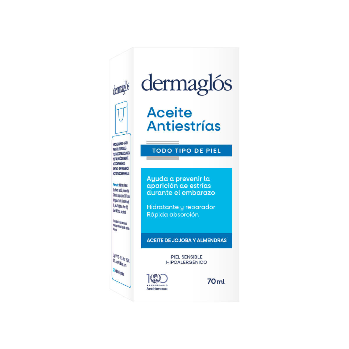 Aceite Antiestr&iacute;as Dermagl&oacute;s 70 ml