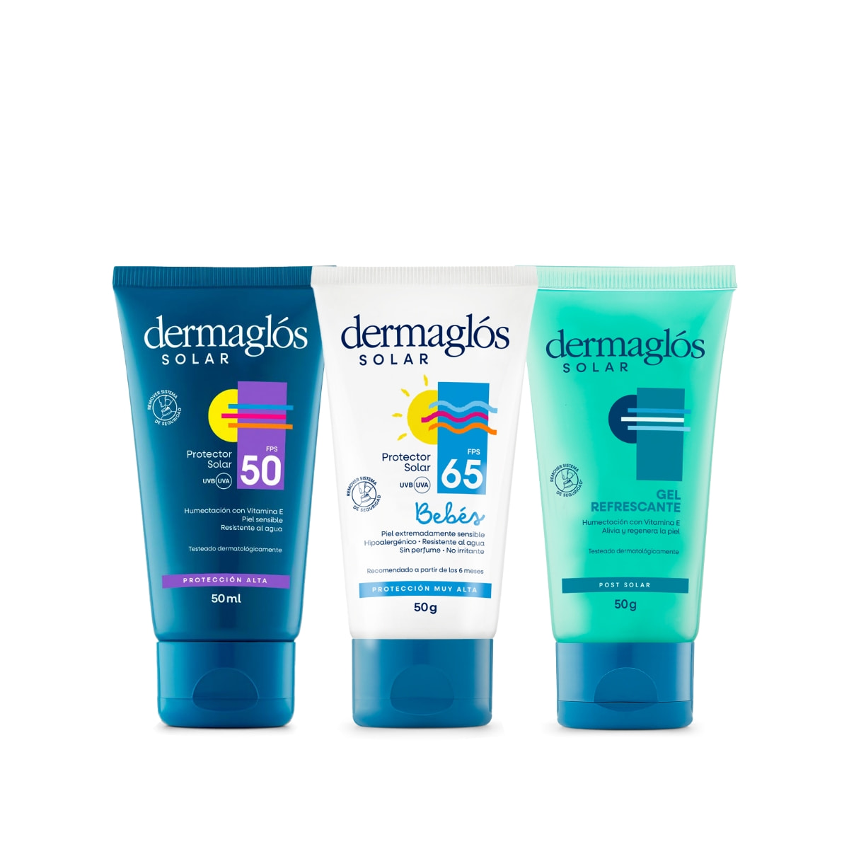 Kit Familiar Mini Protector Dermagl&oacute;s&nbsp; + Post Solar 50 g