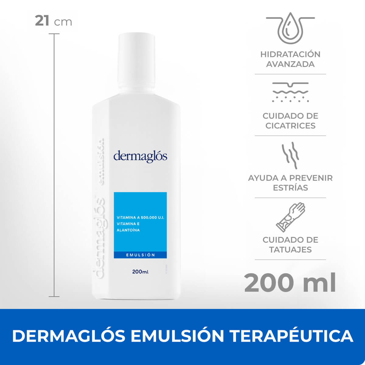 Dermagl&oacute;s Terap&eacute;utica Emulsi&oacute;n 200 ml image number 15