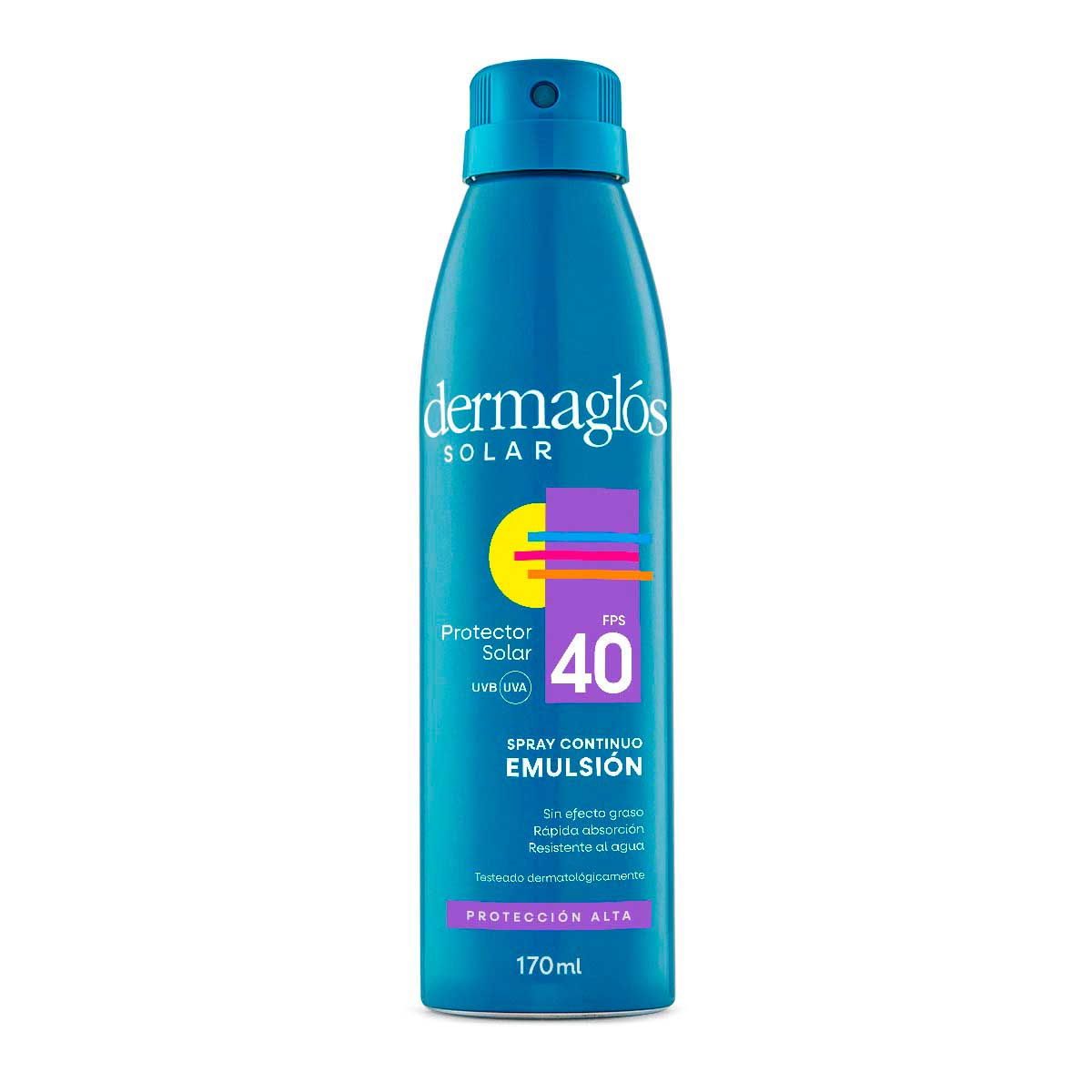 Protector Solar Dermagl&oacute;s FPS 40 spray emulsi&oacute;n 170 ml