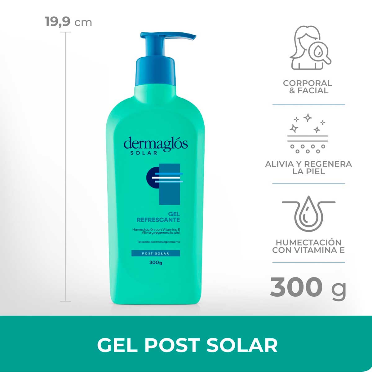 Gel Post Solar Dermagl&oacute;s 300 g image number 4