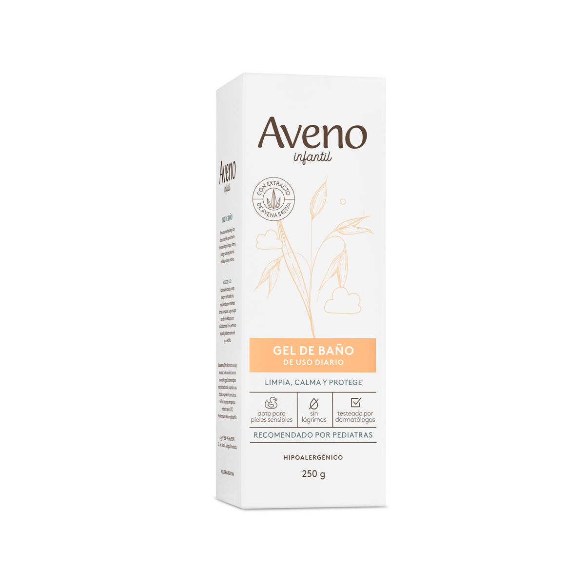 Aveno Infantil Gel de Ba&ntilde;o de Uso Diario 250 g image number 2