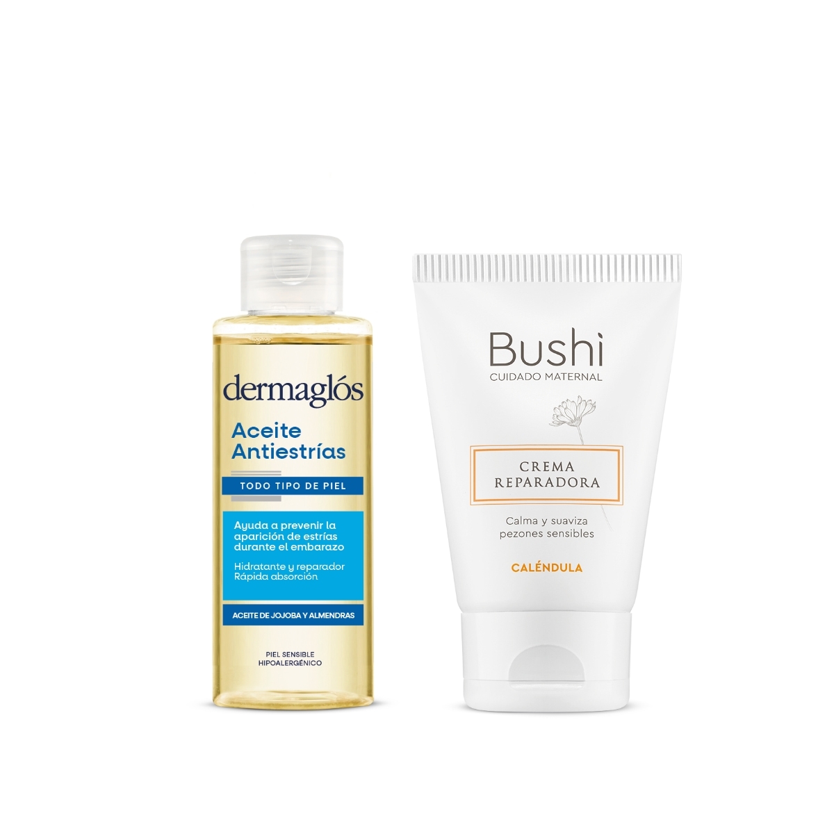 Kit Maternal Aceite Antiestr&iacute;as + Crema Bushi
