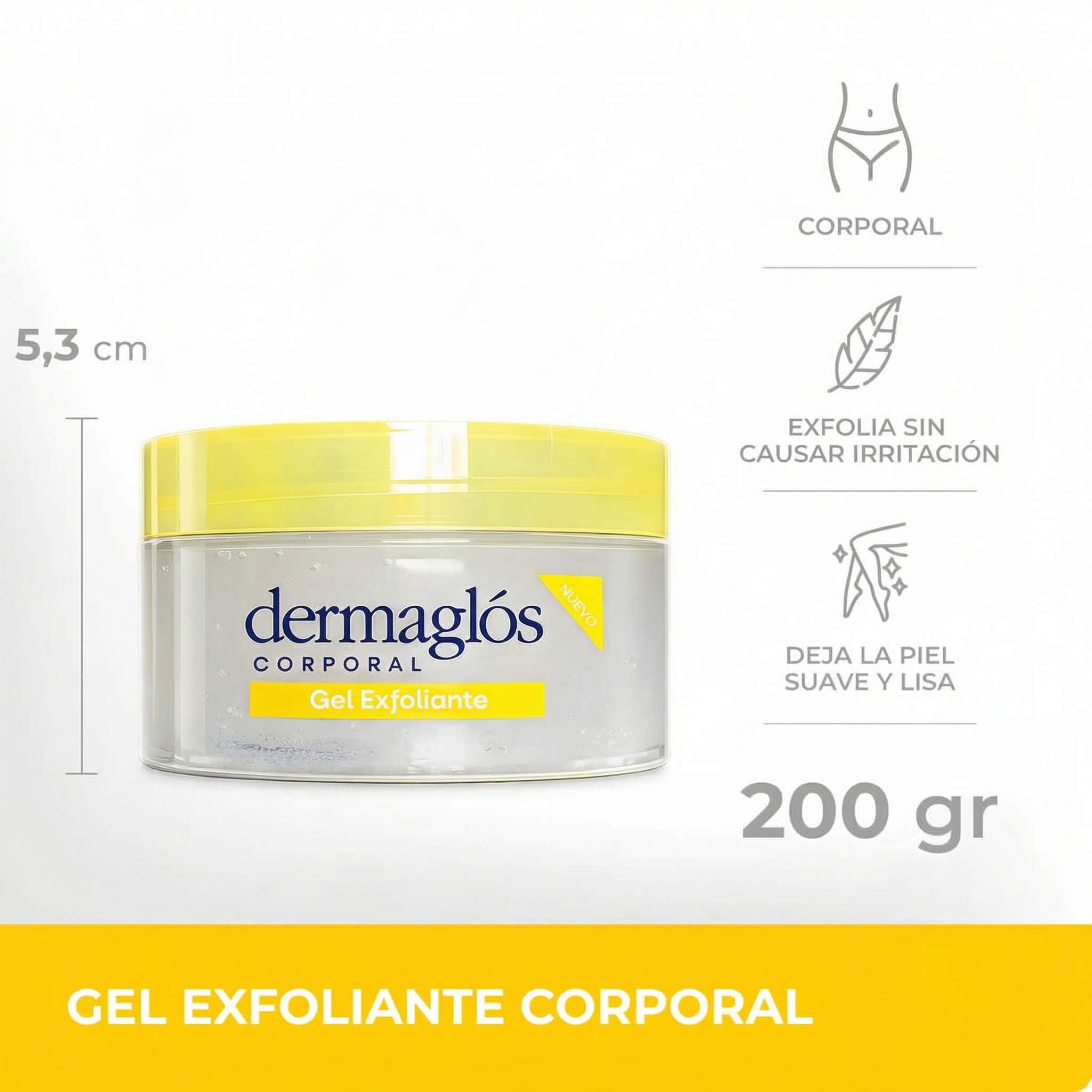 Gel Exfoliante Corporal Dermagl&oacute;s Suavizante 200 g image number 6