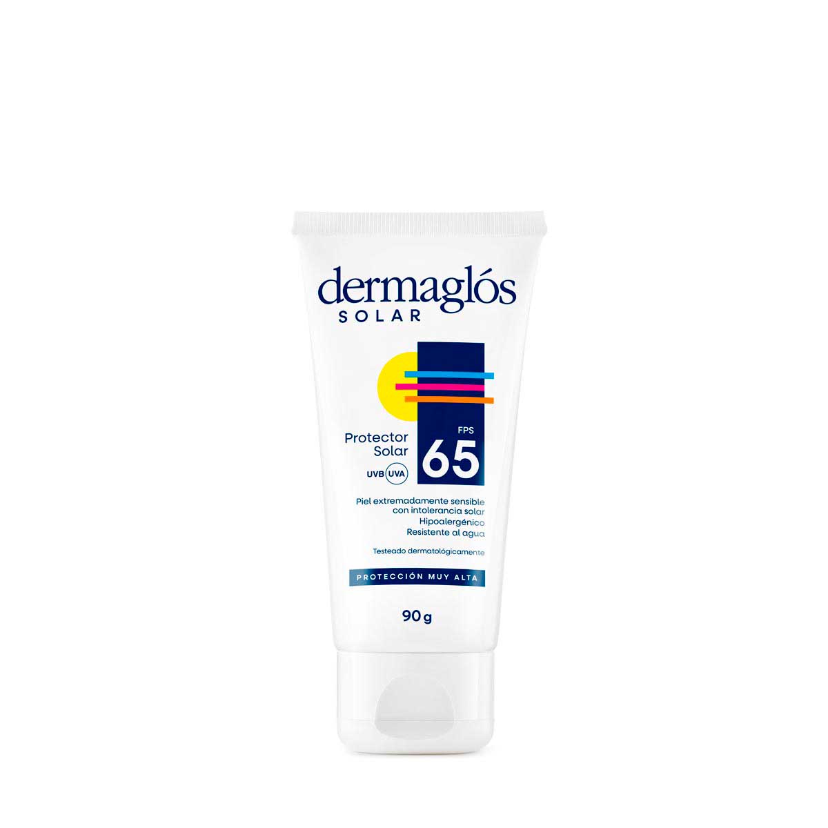 Protector Solar Dermagl&oacute;s FPS 65 crema 90 g