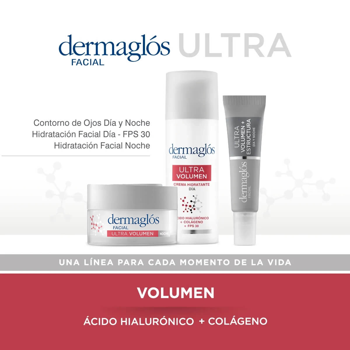 Dermagl&oacute;s Facial Crema de Noche Ultra Volumen 50 g image number 5