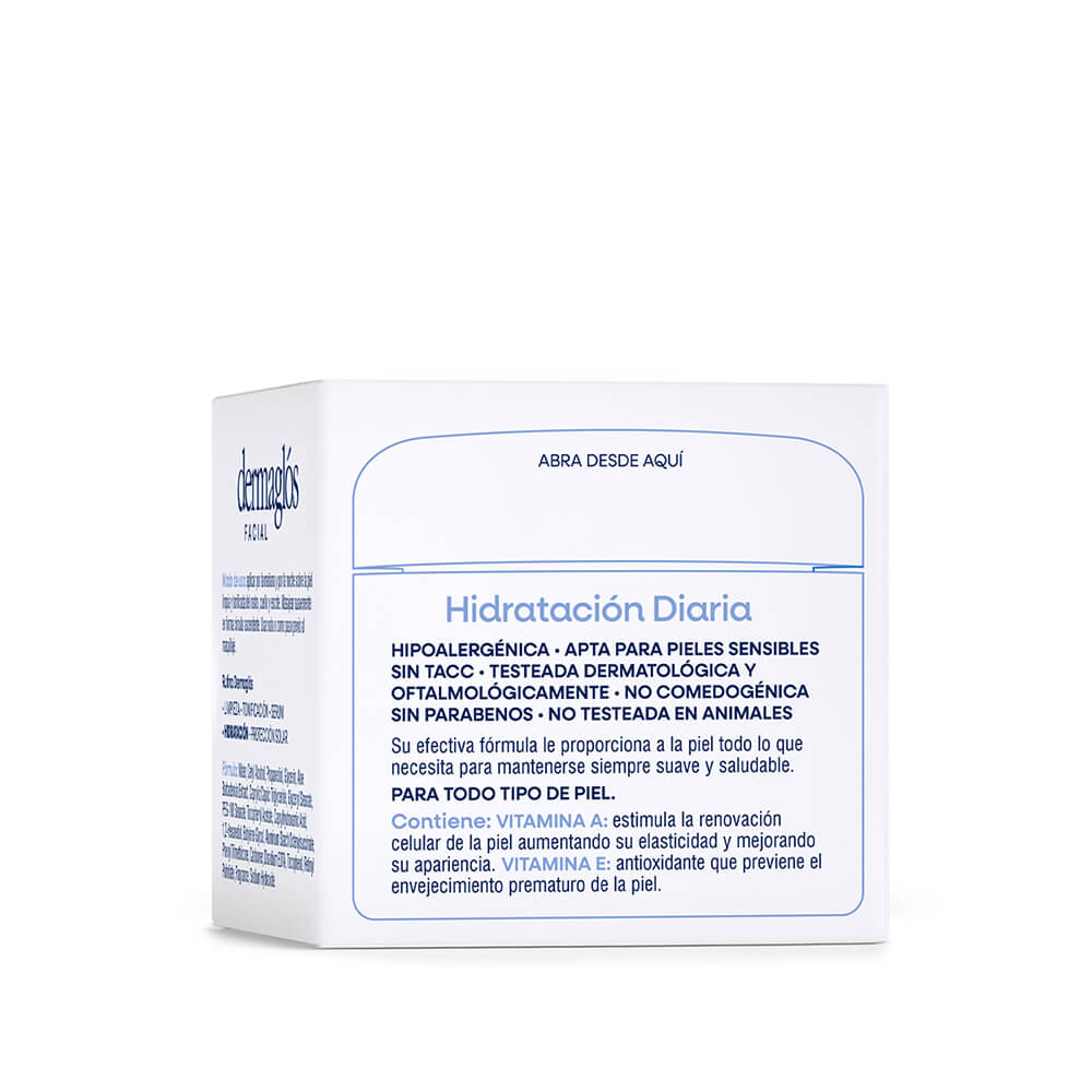 Dermagl&oacute;s Facial Crema Hidrataci&oacute;n Diaria Todo Tipo de Piel Crema 50 g image number 3