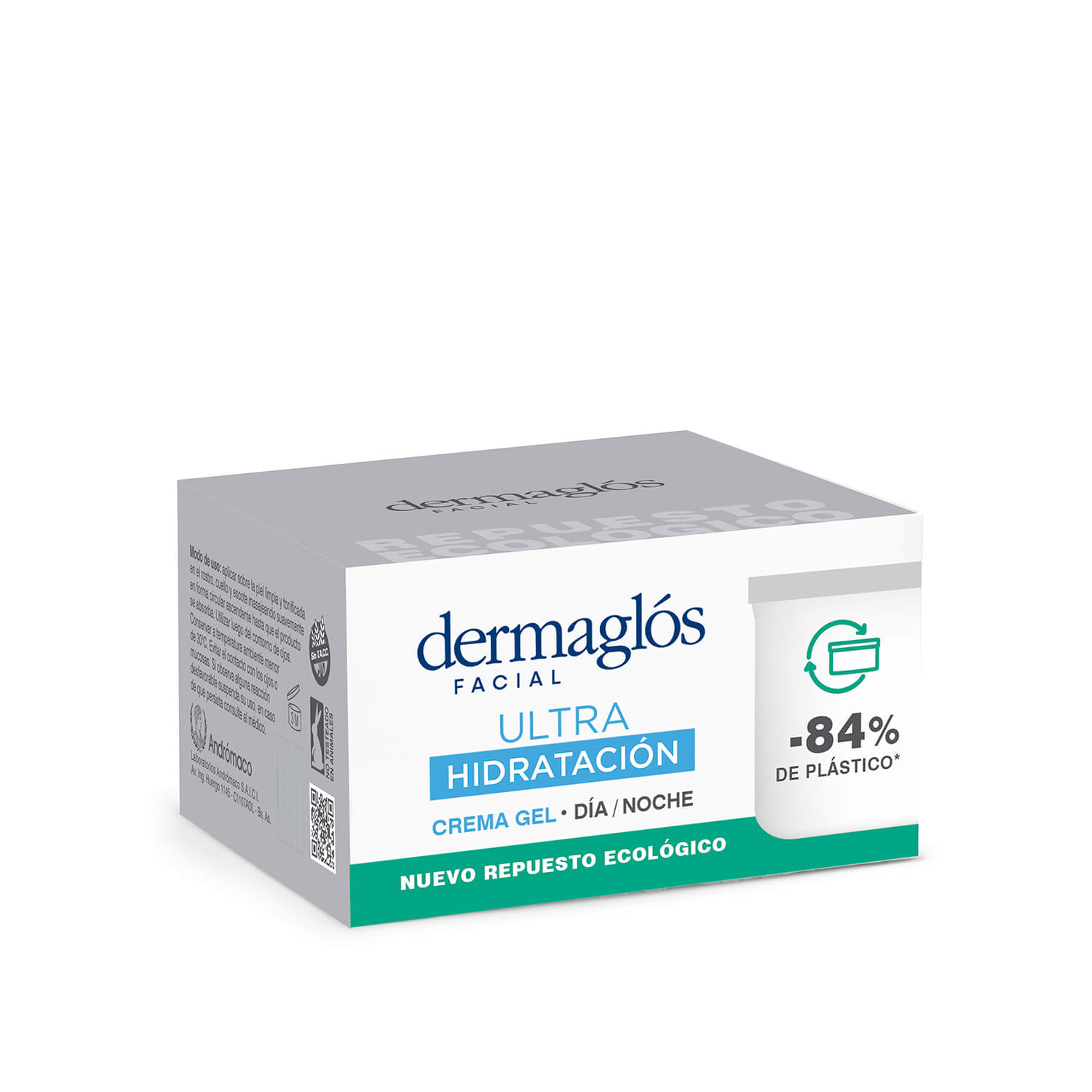 Crema Gel Dermaglós Repuesto Día y Noche Ultra Hidratación 50 g