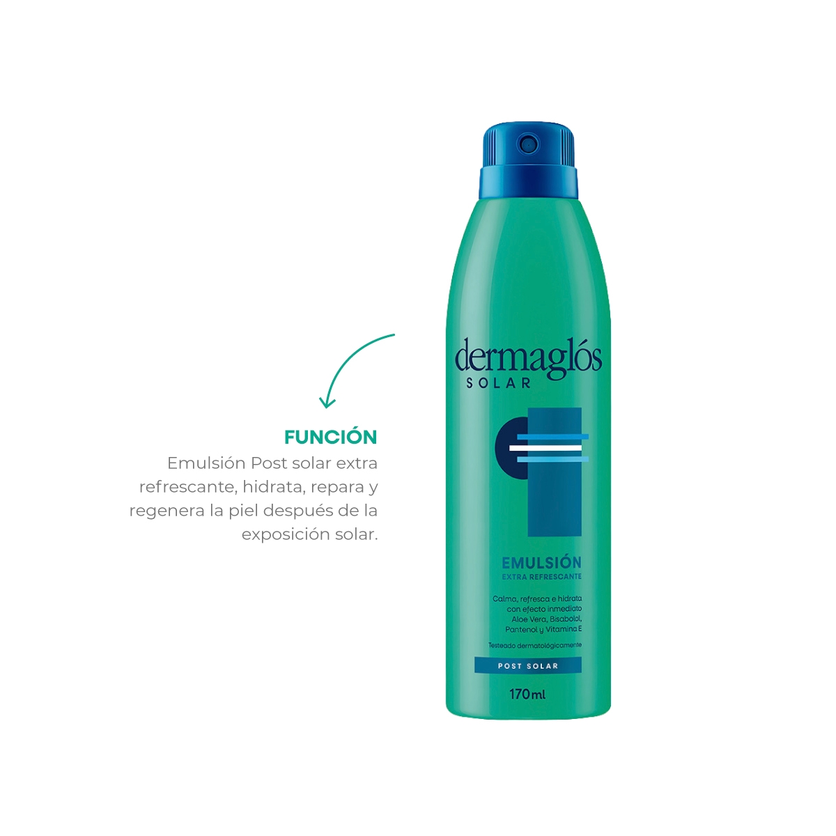 Emulsi&oacute;n Post Solar Dermagl&oacute;s Spray Refrescante 170 ml  image number 2