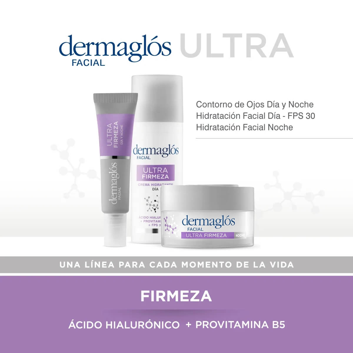 Dermagl&oacute;s Facial Crema de Noche Ultra Firmeza 50 g image number 5