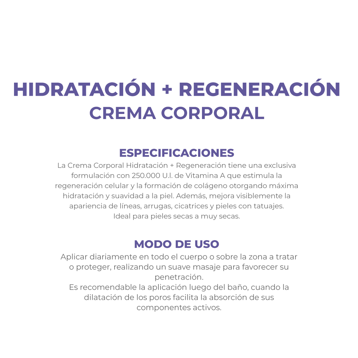 Dermagl&oacute;s Corporal Crema Hidrataci&oacute;n + Regeneraci&oacute;n 100 g image number 3