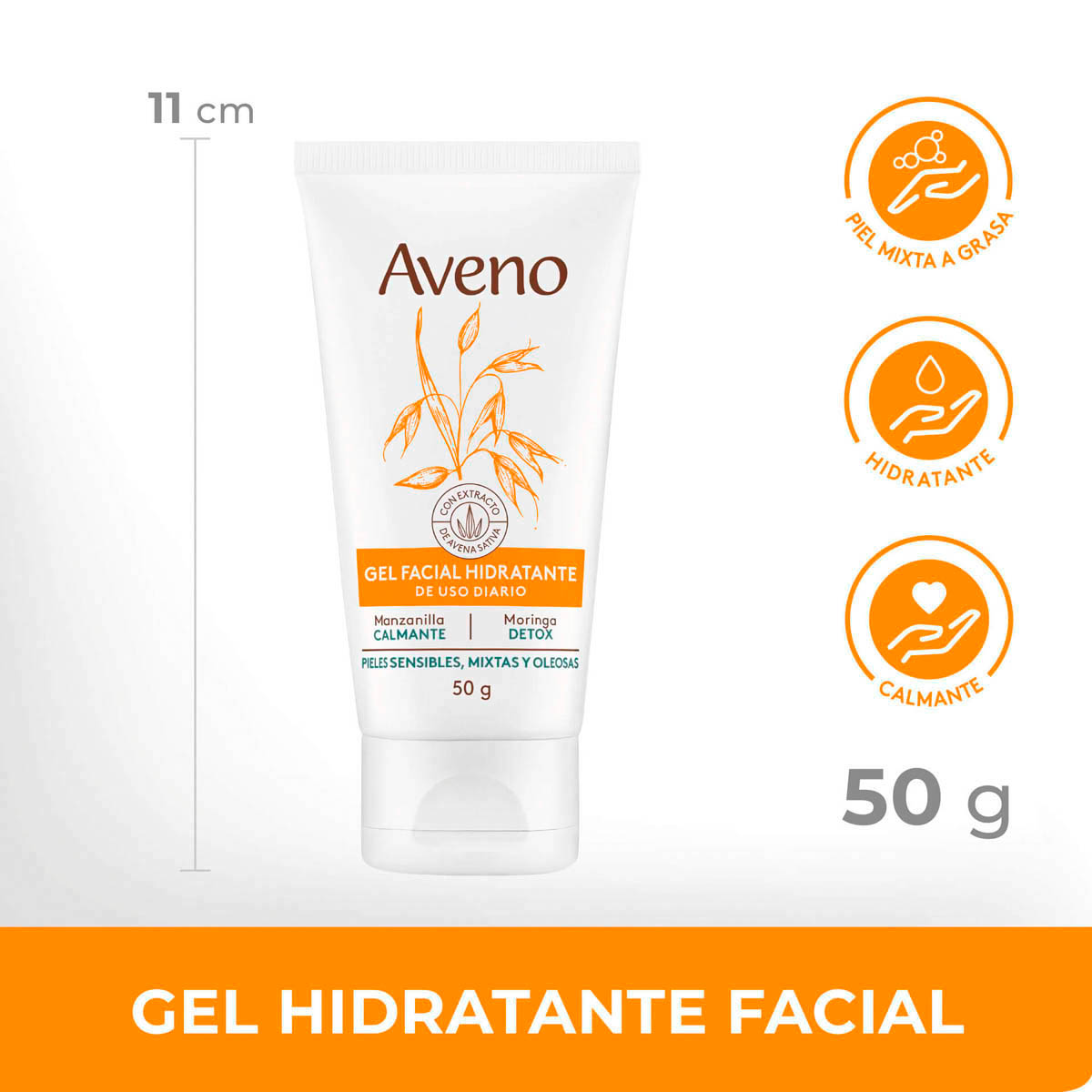 Aveno Gel Facial Hidratante de Uso Diario 50 g image number 8