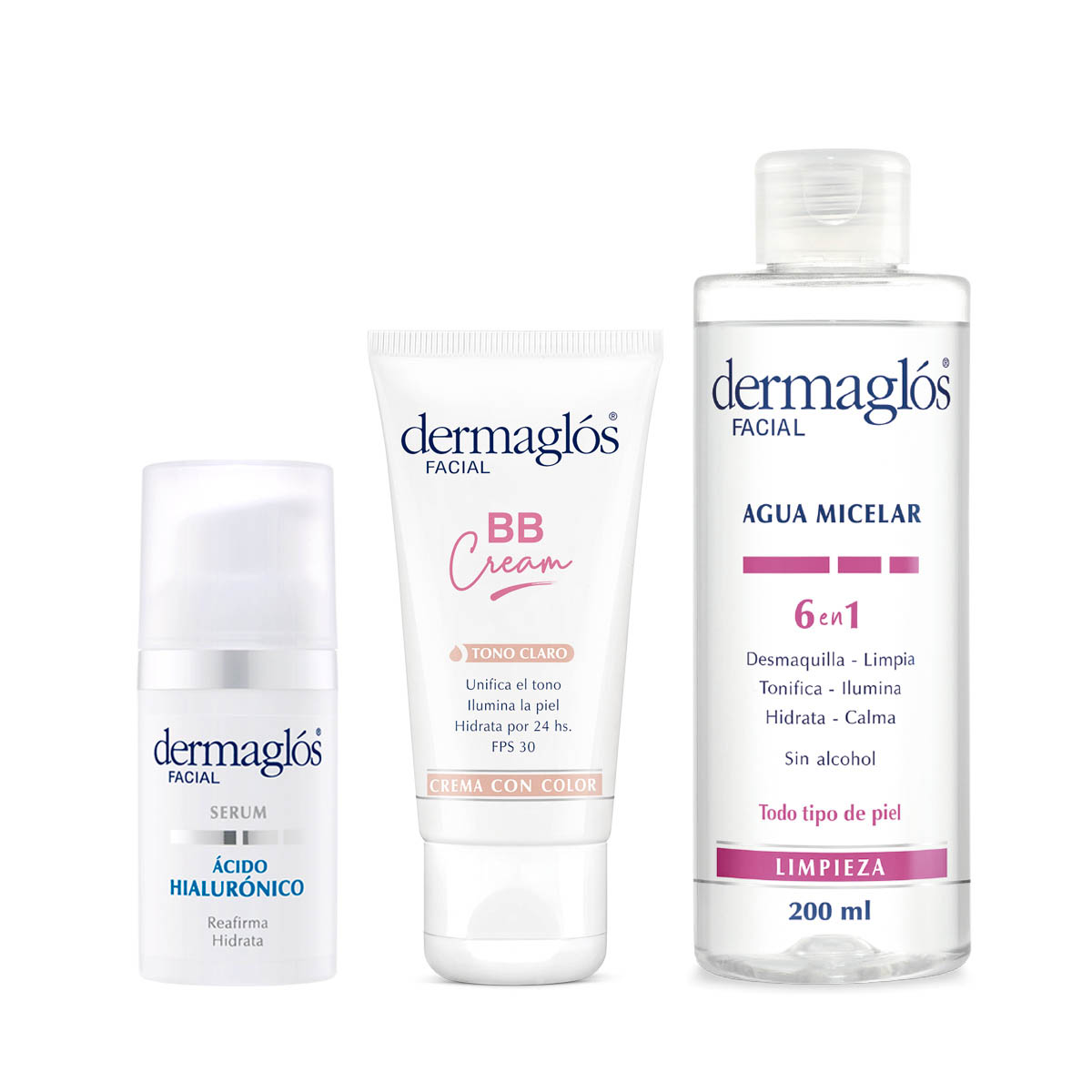 Kit Rutina Facial de día Dermaglós Experta con Color image number 0