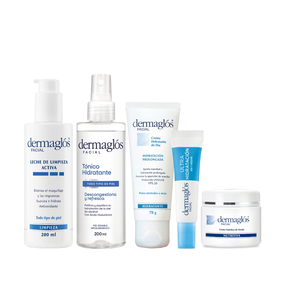 Kit Rutina Facial Dermaglós Piel Normal a Seca image number 0