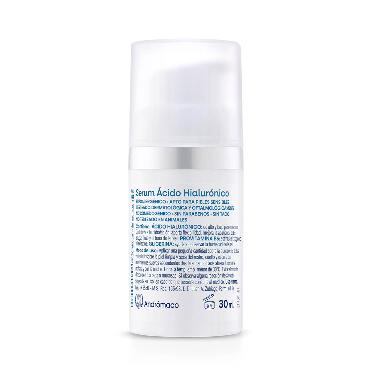 Dermagl&oacute;s Facial Serum &Aacute;cido Hialur&oacute;nico 30 ml image number 1