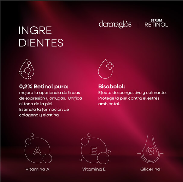 Serum Retinol Dermagl&oacute;s Facial 25 ml image number 7