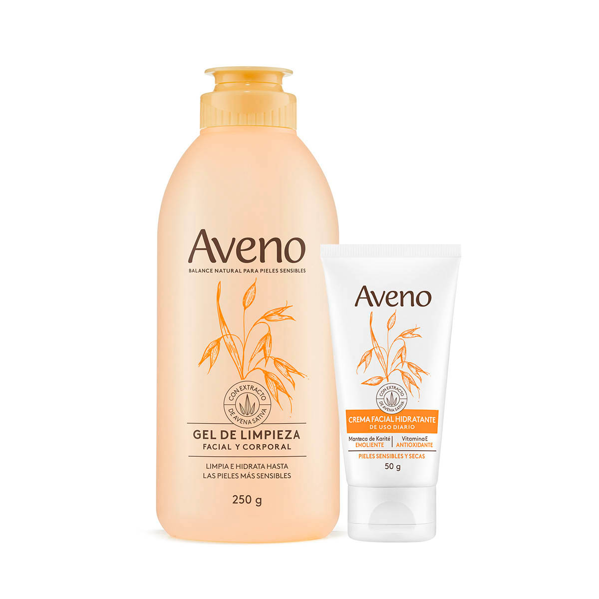 Kit Cuidado Facial Aveno para piel sensible seca image number 0
