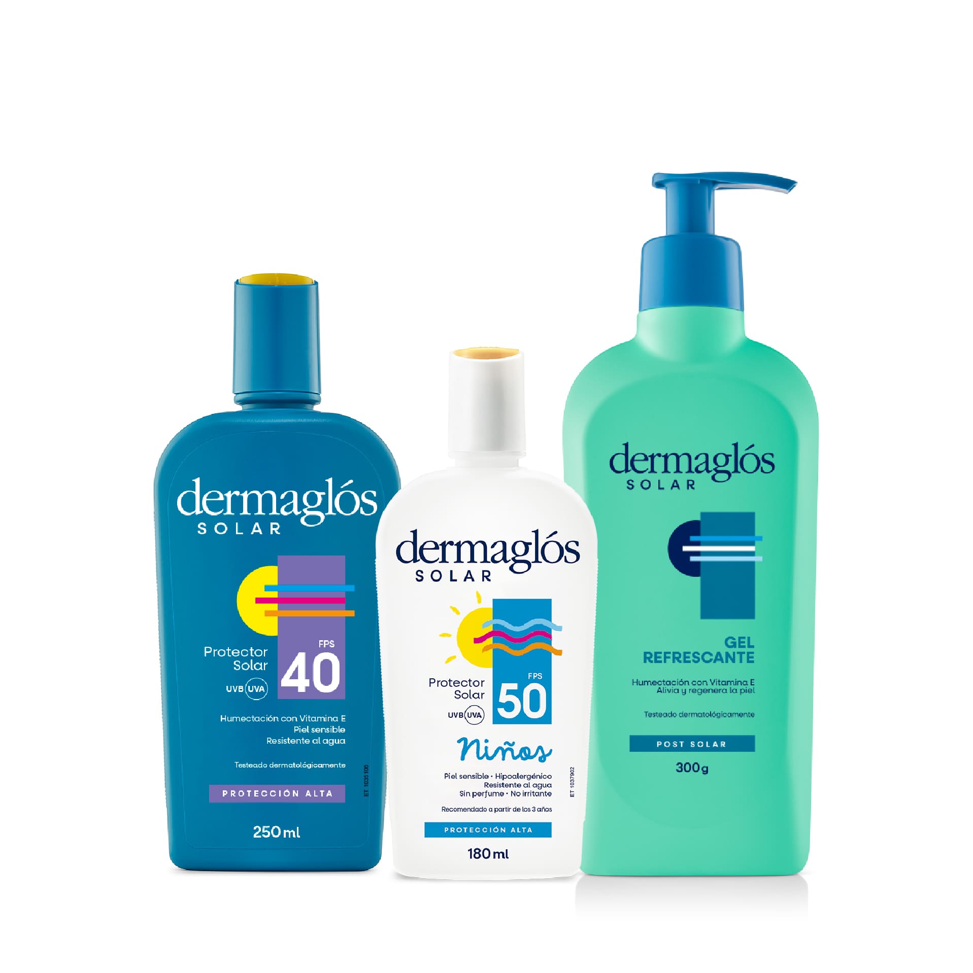 Kit Protector Solar Dermagl&oacute;s Familiar + Gel Post Solar 