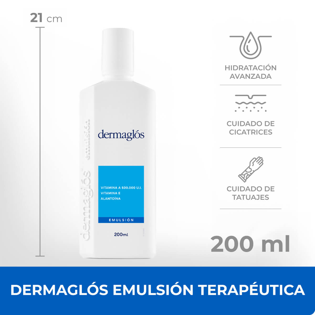 Dermagl&oacute;s Terap&eacute;utica Emulsi&oacute;n 200 ml image number 4