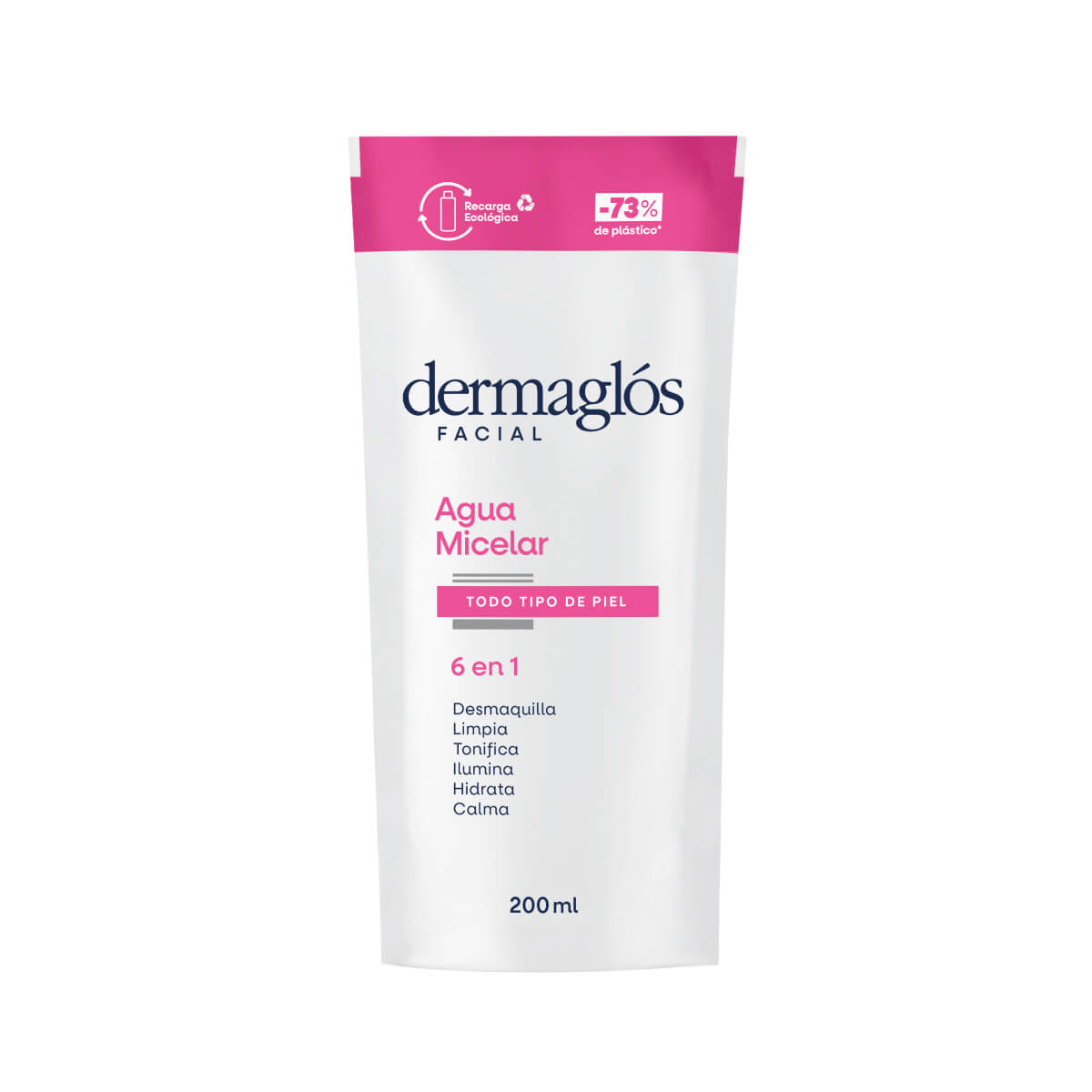 Agua Micelar Dermaglós 6 en 1 Refill 200ml image number 0