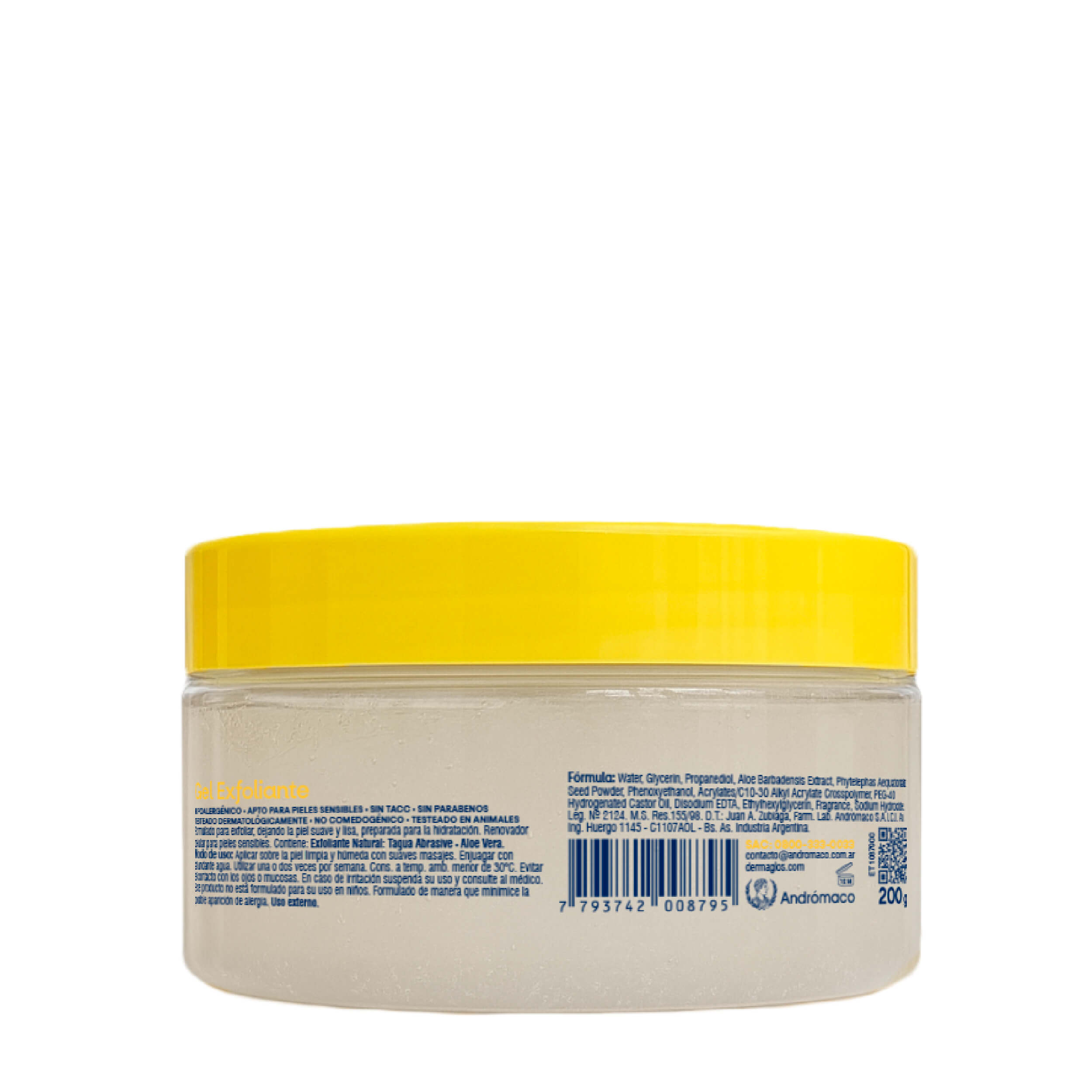 Gel Exfoliante Corporal Dermagl&oacute;s Suavizante 200 g