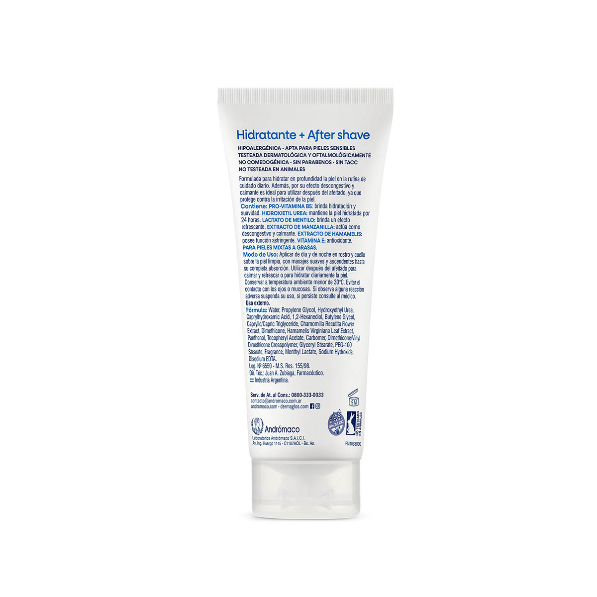 Dermagl&oacute;s Hombres Crema Gel Hidratante + After Shave 100 ml image number 1