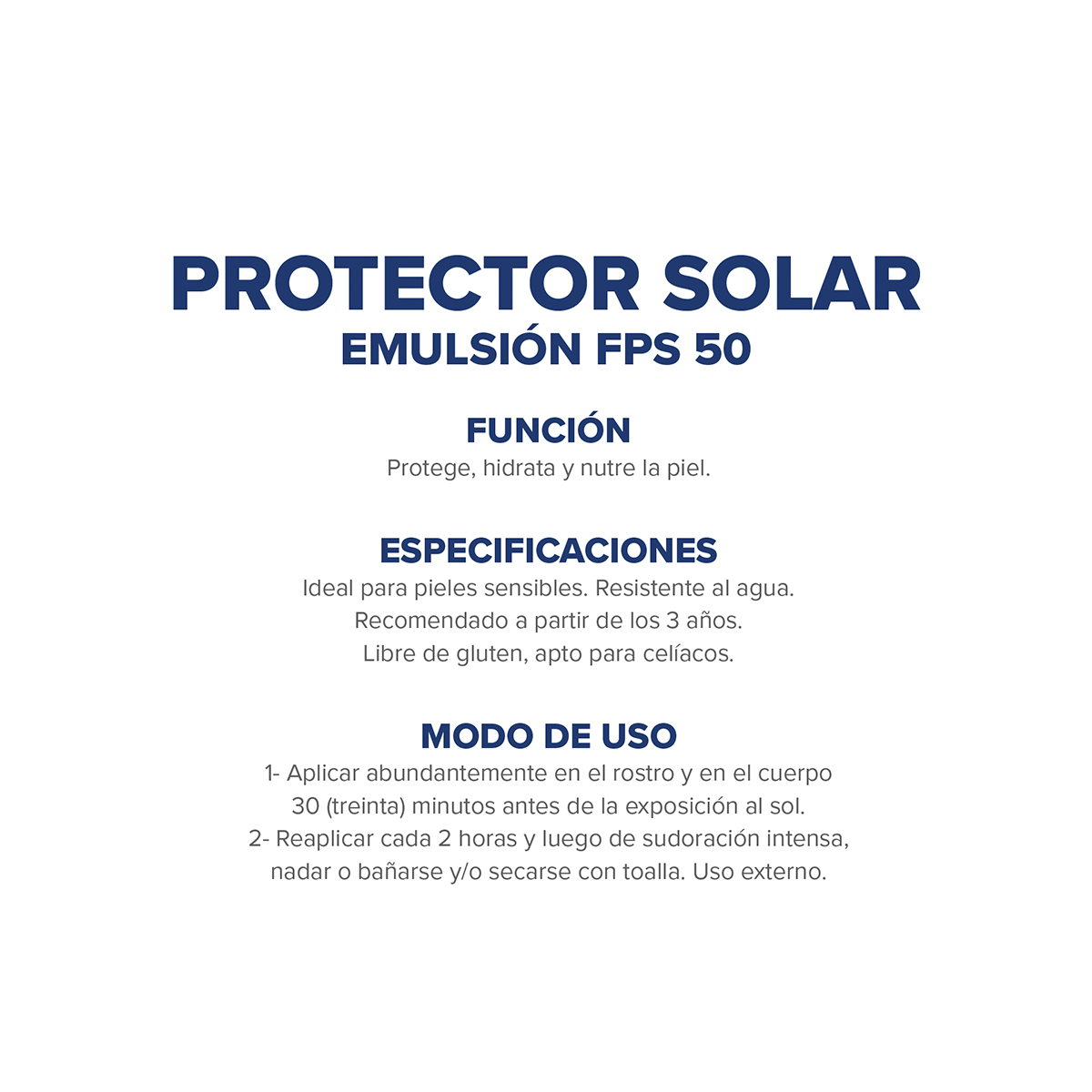 Dermagl&oacute;s Solar Protector Solar con FPS 50 250 ml image number 5